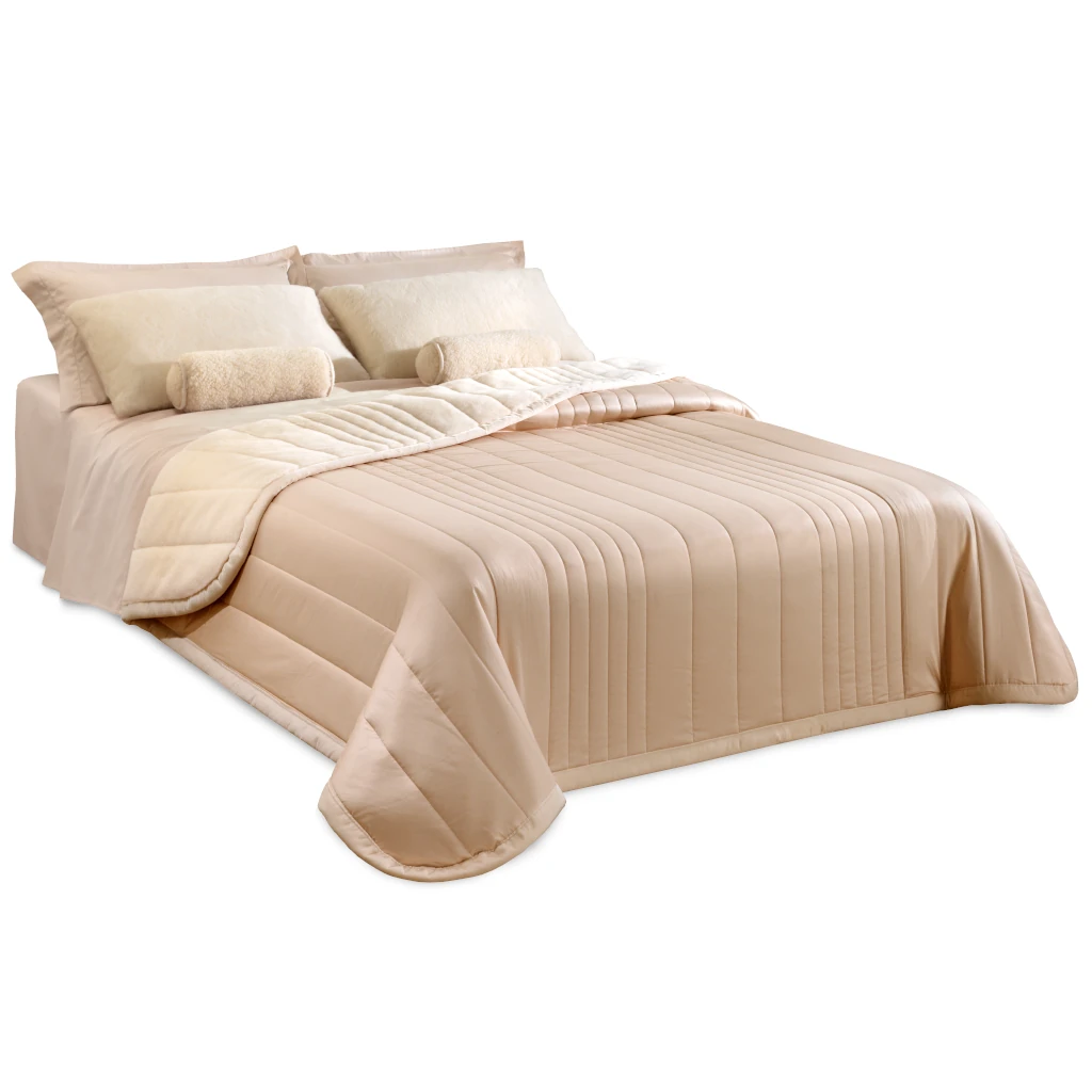 Coperta leggera lana merinos singola Royal Satin