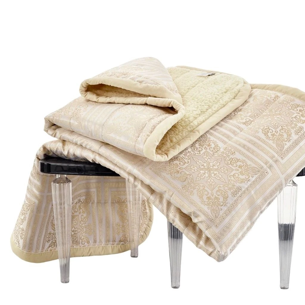 Coperta Copriletto trapuntato Lana diamante