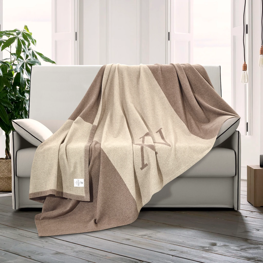Coperta Plaid Misto Cashmere