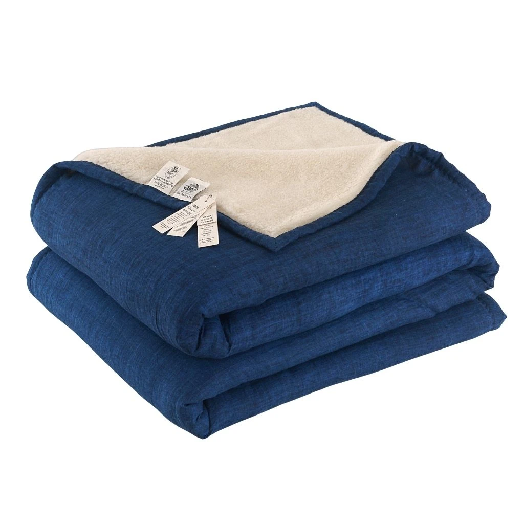 Coperta Lana Superwash Canapa beige