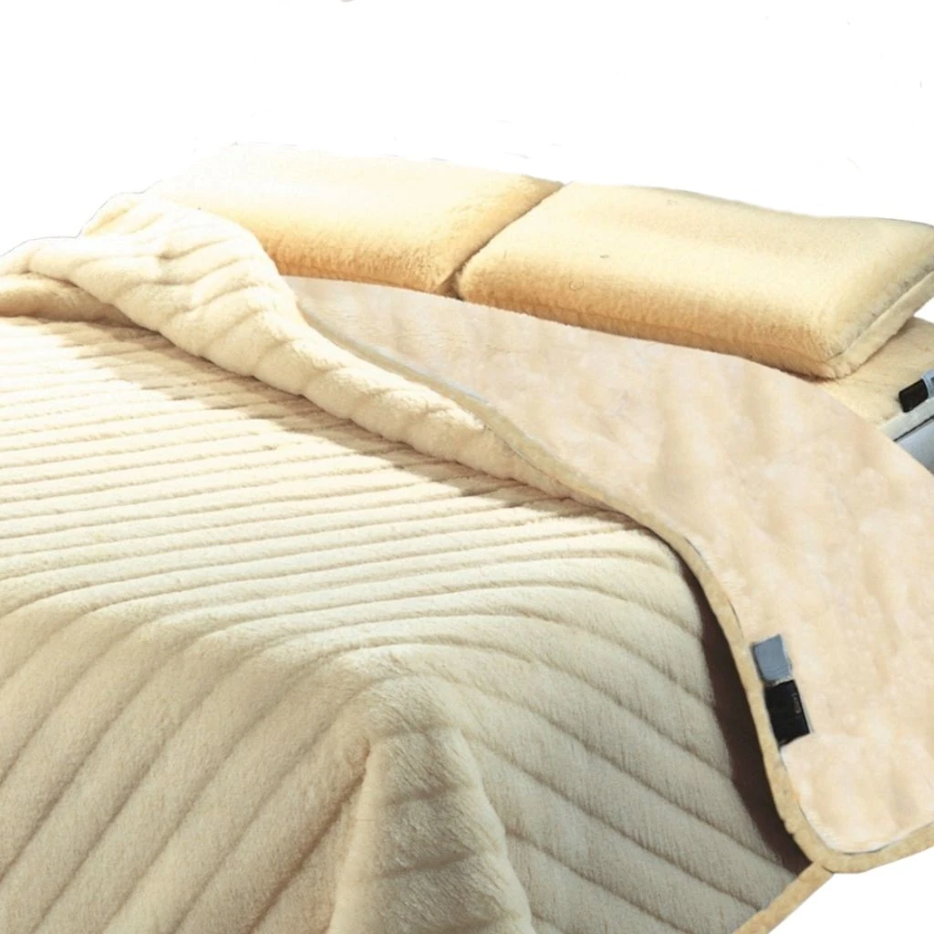Coperta Lana Merino Soffice superwash visone