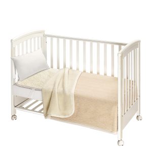Coperta Lettino Lana Merino baby soffice