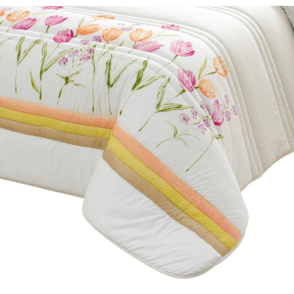 Trapunta inverno matrimoniale microfibra garden ang.