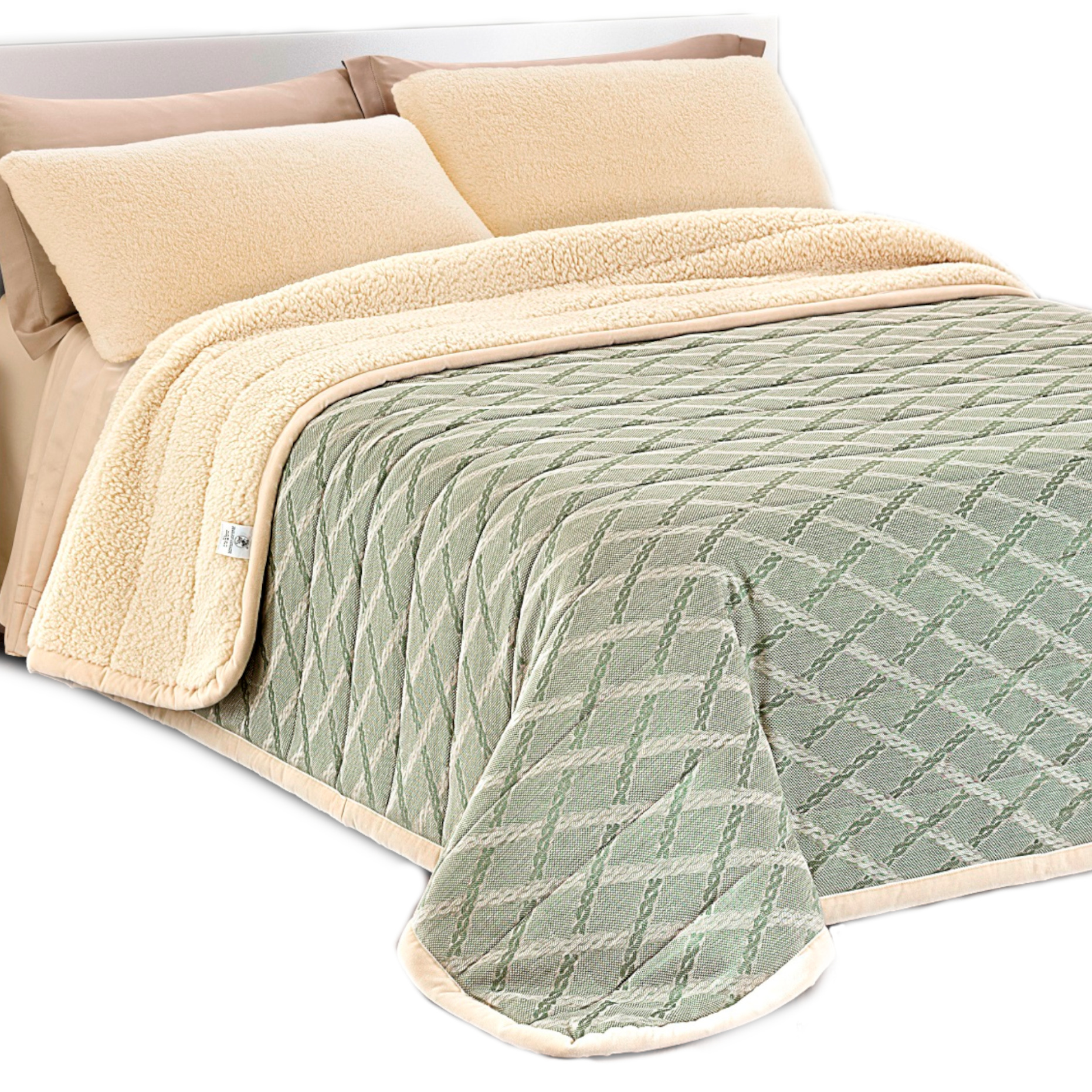 Copriletto Coperta Lana Merinos victoria