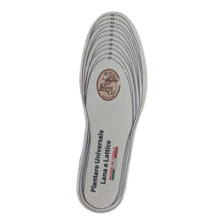 solette plantari sottopiede pura lana